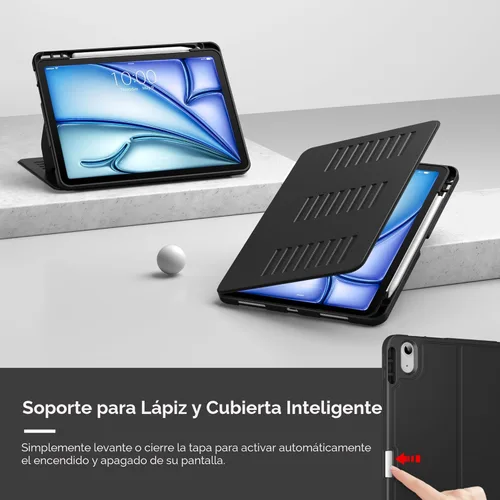 Miniatura 8 de VIKESI - Funda para iPad Air de 11 pulgadas con chip M3 / M2 2025/2024 y para iPad Air de 5ª/4ª generación de 10.9 pulgadas 2022/2020, funda