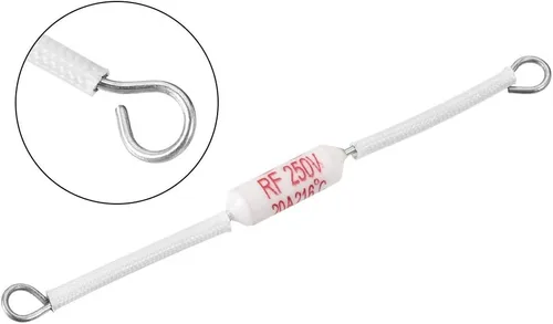 Miniatura 3 de uxcell 250V 20A 216 Celsius Circuito Temperatura de Corte Fusible Térmico Cerámica 5Pcs