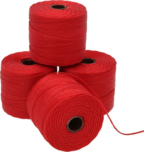 Miniatura 44 de The Beadsmith S-Lon Cordón para Cuentas – Cordón de Nylon Torcido de 0.5 mm para Ensartar, Paquete de 4, Mezcla de Neutrales Fríos, TEX210, 77