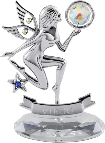 Miniatura 34 de CRYSTOCRAFT Regalo de sagitario, adorno de constelación con cristal austriaco, adorno de cristal de signo del zodiaco, colección de decoración