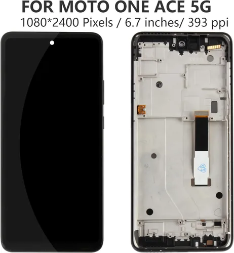 Miniatura 3 de para Motorola Moto One 5G Ace Pantalla Reemplazo One 5G Ace LCD con Marco XT2113 XT2113-1 XT2113-2 XT2113-5 XT2113-3 Kit de montaje de pantalla