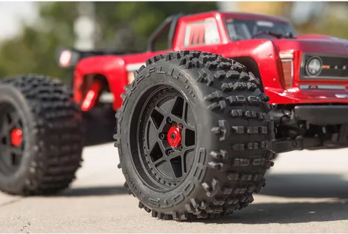 Miniatura 8 de ARRMA Camión RC Outcast 4X4 4S BLX 1/10 4WD Camión de acrobacias RTR (batería y cargador no incluidos), rojo, ARA4410V2T4