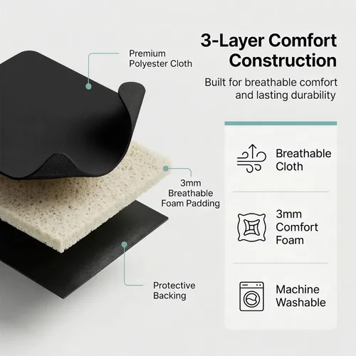 Miniatura 3 de FH Group Funda para asiento trasero de banco sólido para automóviles Asientos universales de tela para SUV, sedán, camioneta Accesorios Negro