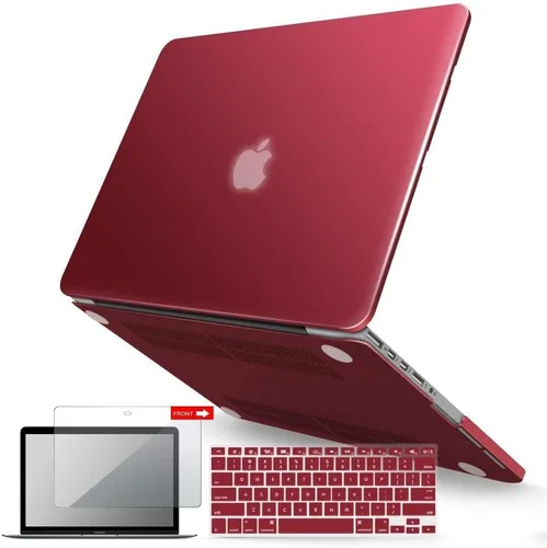 Miniatura 20 de IBENZER Compatible con MacBook Pro de 13 pulgadas 2015 2014 2013 finales 2012 A1502 A1425, carcasa rígida y cubierta de teclado y protector