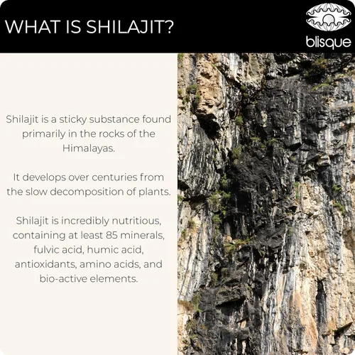 Miniatura 9 de Blisque Gotas minerales de resina Shilajit del Himalaya Pure, natural, orgánica para desintoxicación, limpieza, apoyo inmunológico, refuerzo
