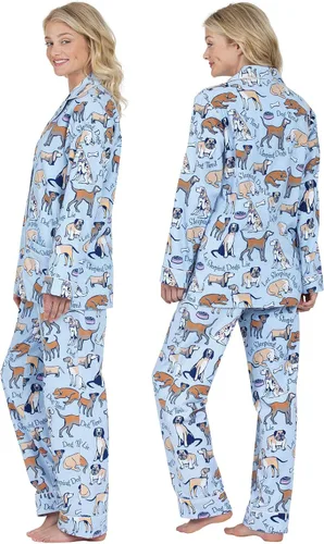 Miniatura 2 de PajamaGram Pijamas de invierno para mujer - Pijamas de franela para mujer