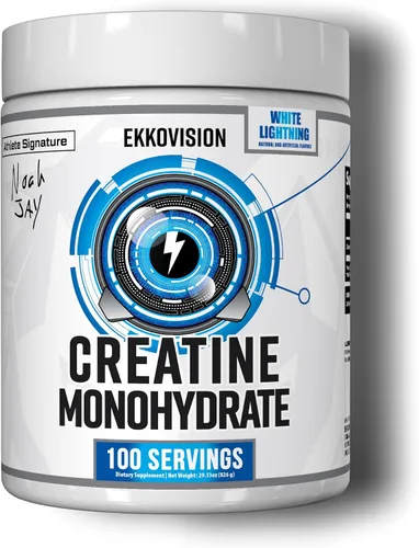 Miniatura 21 de Ekkovision Polvo de Monohidrato de Creatina Micronizado, Cereza Negra, Suplemento Pre Entrenamiento y Post Entrenamiento para Hombres y Mujeres