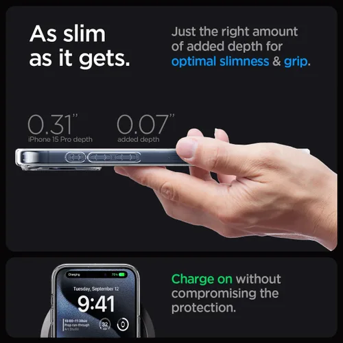 Miniatura 106 de Spigen Funda para iPhone 13 Mini, ultra híbrida MagFit [antiamarilleo] [compatible con Magsafe] - Transparente