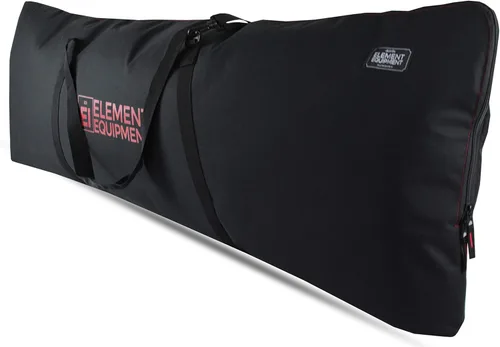 Element Equipment Bolsa acolchada para snowboard, bolsa de viaje para snowboard Negro/Rojo