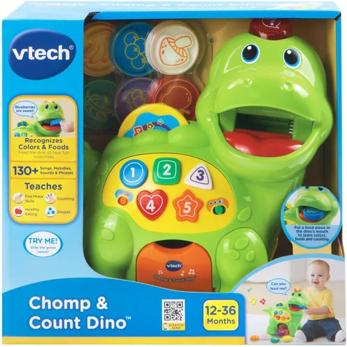 Miniatura 7 de VTech Chomp y Count Dino, Verde