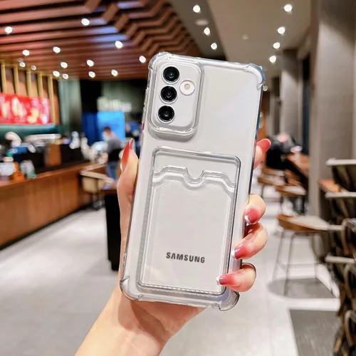 Miniatura 131 de Tuokiou Funda para Samsung Galaxy A14 5G, Fundas Protectoras Transparentes con Ranura para Tarjetas, Funda Cartera de TPU Suave Ajustada Resistente
