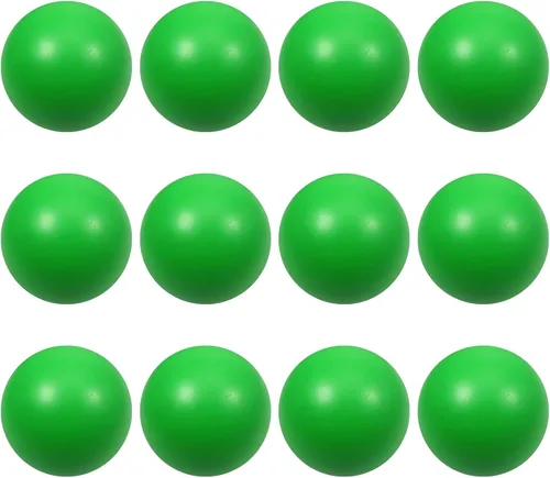 Pelotas de espuma verde para aliviar el estrés para niños y adultos, juguetes sensoriales para aliviar la ansiedad, TDAH, autismo (verde)