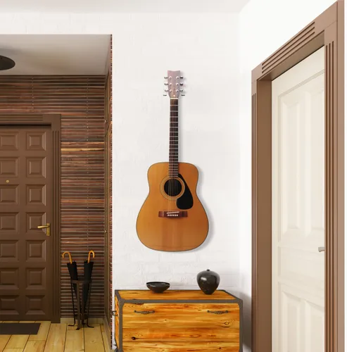 Miniatura 9 de EXCEART Gancho de pared de guitarra acrílica transparente, gancho de montaje invisible para guitarra acústica/eléctrica, violín, ukelele, soporte