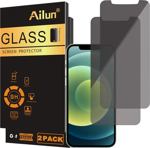 Miniatura 19 de Ailun Protector de pantalla de privacidad para iPhone 16e / iPhone 14 / iPhone 13 / iPhone 13 Pro [6.1 pulgadas] paquete de 2 fundas de vidrio