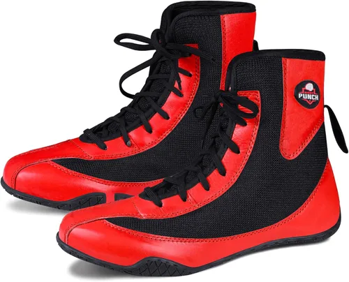 Miniatura 2 de Zapatos de boxeo profesionales para hombres y mujeres Zapatos de boxeo transpirables Zapatos de suela de goma antideslizante para campeones