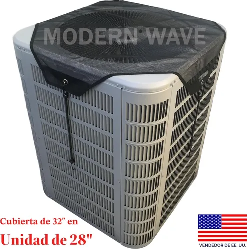 Miniatura 7 de MODERN WAVE Cubierta central de aire acondicionado para unidades exteriores 32 x 32 - Cubierta superior universal para aire acondicionado