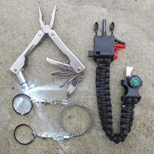 Miniatura 8 de Breakwater Supply™ Kit de primeros auxilios impermeable, bolsa seca precargada con suministros de preparación de supervivencia de emergencia
