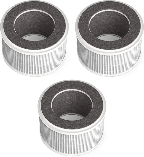 Miniatura 3 de Nispira Filtro de aire HEPA de repuesto compatible con el purificador de aire HEPA compacto 3 en 1 hOmeLabs, 2 paquetes