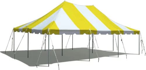 Miniatura 22 de TentandTable Tienda de campaña con toldo de alta calidad de 20 x 40 pies, rojo/blanco/azul, para exteriores, capacidad de 80 a 160 personas