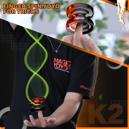 Miniatura 4 de MAGICYOYO Paquete de 3 yoyos sensibles para niños principiantes, K2