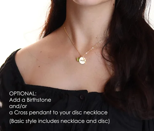 Miniatura 2 de Be Wished Personalized Graduation Gifts for Women, Birth Flower Necklace with Meaningful Message. Goldfilled or 925 Sterling Silver