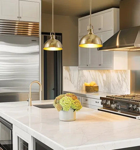 Miniatura 5 de Kira Home Belle Petit - Lámpara colgante industrial contemporánea de 9 pulgadas, longitud ajustable + junta giratoria de sombra, acabado de latón