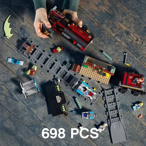 Miniatura 6 de LEGO Hidden Side Ghost Train Express 70424 Kit de construcción, juguete de tren para niños y niñas de 8 años en adelante, juego interactivo