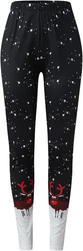 Miniatura 3 de Women's Christmas Leggings for Women Ultrasoft Seasonal Printed Jogger Low Rise Hippie Pants Christmas Tops
