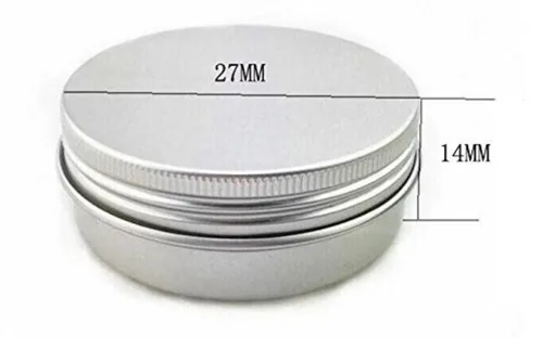 Miniatura 3 de 20 unidades de 0.2 fl oz 0.17 onzas pequeñas de metal vacío de acero de aluminio latas latas botella deslizante caja de contenedores cosméticos