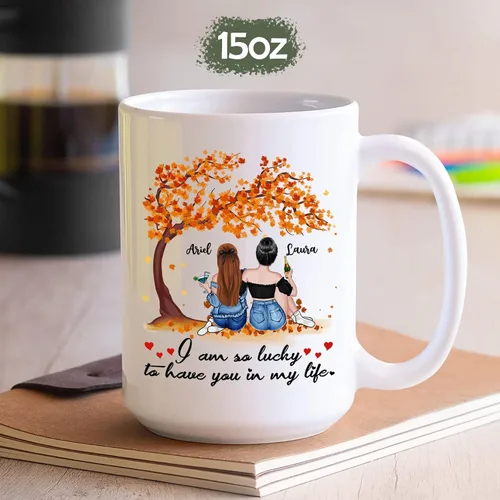 Miniatura 5 de Taza de café personalizada de la amistad para mejores amigos, mejores amigos, hermana del alma, tazas de café personalizadas para mejores amigas