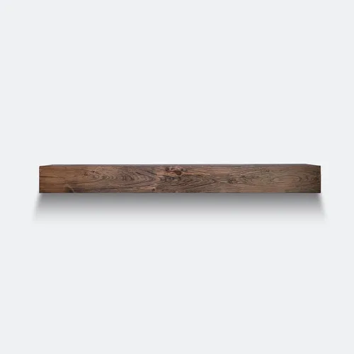 Miniatura 16 de Urbandi Repisa Moderna para Chimenea, Manto Flotante Contemporáneo, Estantería, Hecho a Mano, (Marrón, 36Lx6Hx8D)