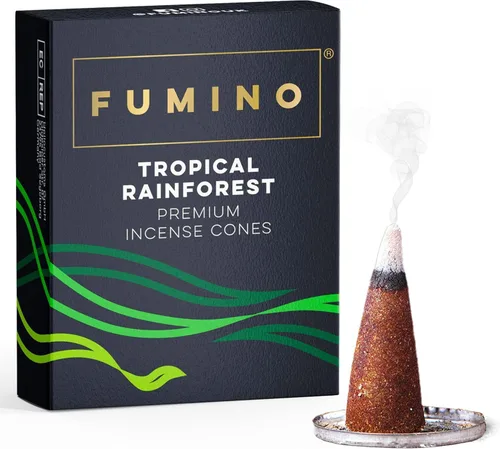 Miniatura 16 de Fumino® Conos de incienso fresco Autumn Breeze 20 por caja, fragancia Masala Agarbatti Joss para relajación y meditación, decoración del hogar