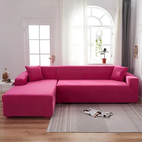 Miniatura 18 de Konsilsa Funda elástica para sofá en forma de L, funda completa para sofá de 1/2/3/4 plazas, protector de muebles suave, antideslizante, lavable a
