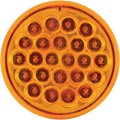 GG Grand General Luz estroboscópica LED ámbar/ámbar 76460 (lente perla de 1/4", 9 ~ 36V)
