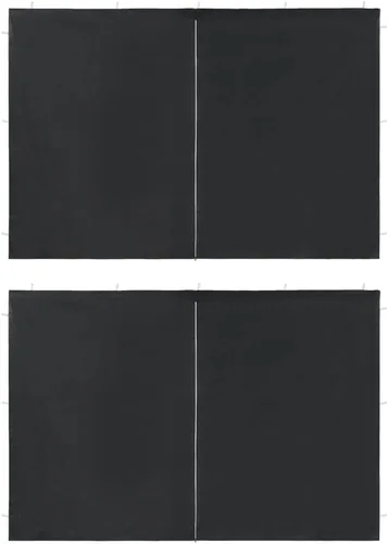 Miniatura 4 de Carpa, tiendas de campaña para fiestas, tienda de campaña con paredes laterales, pared lateral de tienda de campaña para fiestas, 2 piezas con Blanco