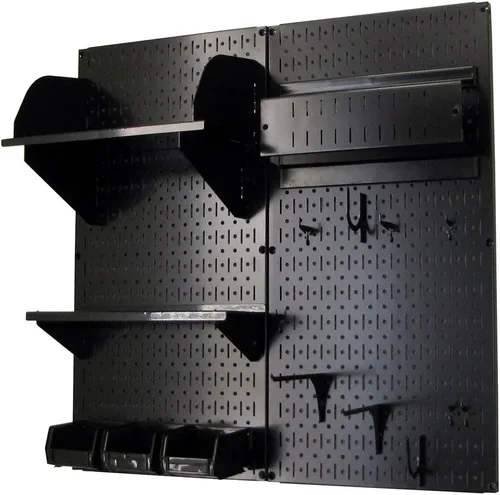 Miniatura 2 de Wall Control 30-CC-200WW Organizador de centro de artesanías Negro Pegboard Negro Accesorios