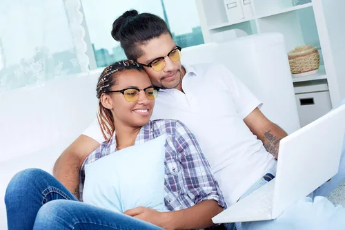Miniatura 6 de SafetyBlue™ Gafas de día con 40% de bloqueo azul para hombres y mujeres Gafas de lectura Alivio del dolor de cabeza Gafas sin receta