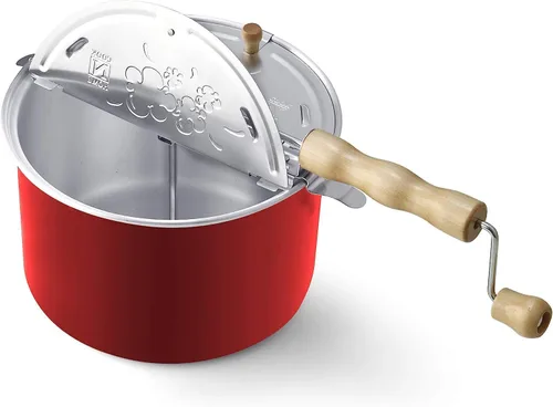 Miniatura 7 de Cook N Home - Olla palomera Aluminio rojo