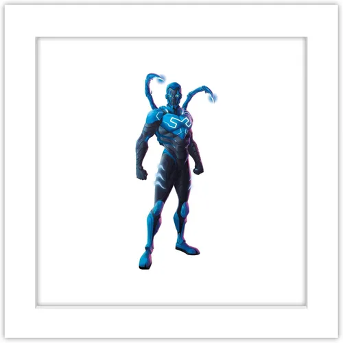 Miniatura 10 de Trends International Gallery Pops DC Comics Blue Beetle - Póster de pared con postura, 12 x 12 pulgadas, versión de marco negro