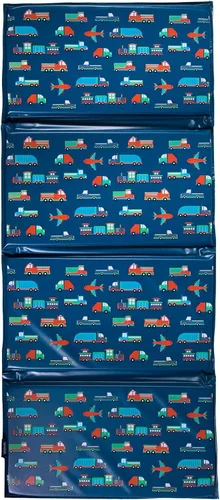 Miniatura 9 de Wildkin Alfombrilla de vinilo para siesta para niños, plegable, duradera, para guardería y preescolar
