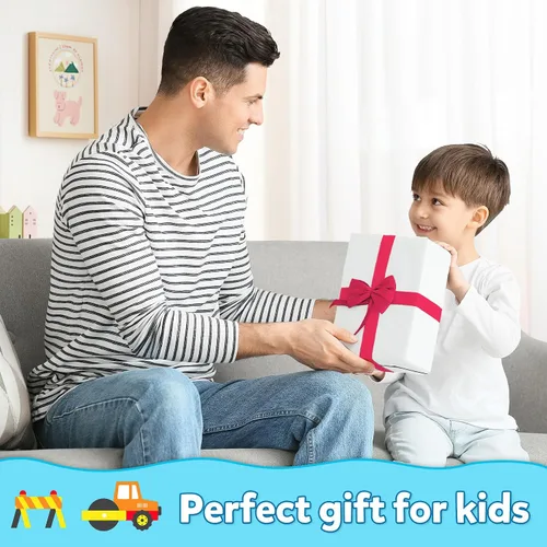 Miniatura 6 de mermaker Mantas de camión de construcción para niños, 380 GSM, manta de vehículos de construcción para niños y niñas, manta de forro polar suave