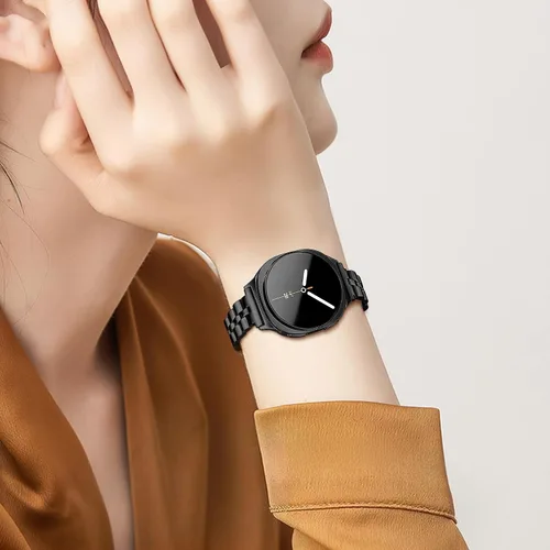 Miniatura 4 de Melyis Correa delgada de metal para Samsung Galaxy Watch 8 7 6 5 4 FE 1.575 in 1.732 in/Galaxy Watch 8 6 4 Classic, 0.787 pulgadas de acero