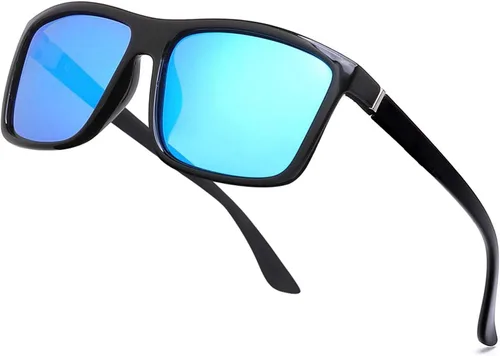 Miniatura 35 de Gafas de sol polarizadas deportivas para hombre, gafas de marco cuadrado NP1007