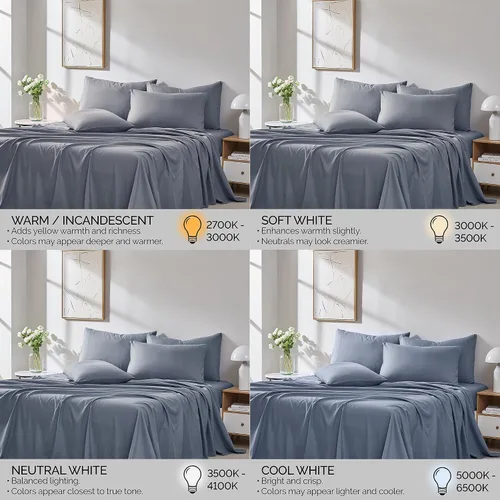 Miniatura 147 de Southshore Fine Living, Inc. Juego de 7 piezas de sábanas King divididas para cama ajustable, juego de sábanas King divididas con bolsillo de 21