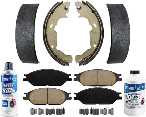 Miniatura 38 de Detroit Axle - Kit de freno delantero para Honda Element 2002-2004 CR-V 2003-2011 Pinza de freno de disco lateral del pasajero con soporte Pastillas
