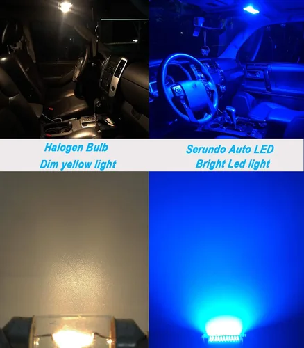 Miniatura 4 de Bombilla LED festoon 578 Serundo Auto 211-2 para auto de 41mm 42mm 1.65in 212-2 para luz de mapa y cúpula del auto, 22SMD 3014 chips bombilla LED