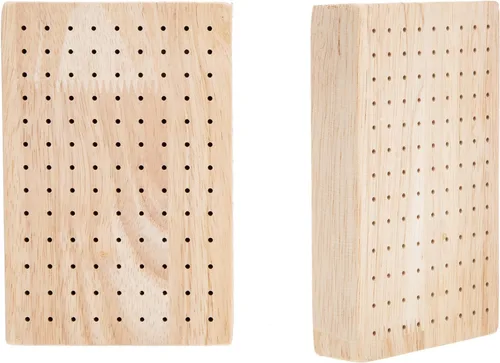 EXCEART Base de madera con base de arcilla de 2 piezas, herramientas de escultura de cerámica y estante de secado, tabla de cuña para herramientas