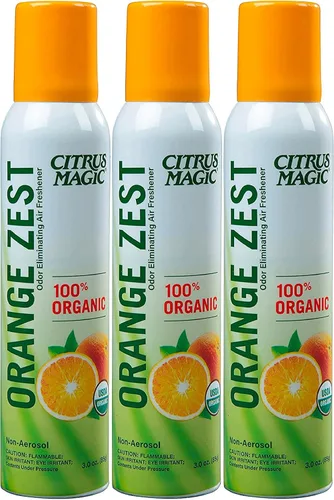 Miniatura 8 de Citrus Magic Ambientador en aerosol orgánico natural que elimina olores, eucalipto lavanda, 3 onzas, paquete de 3