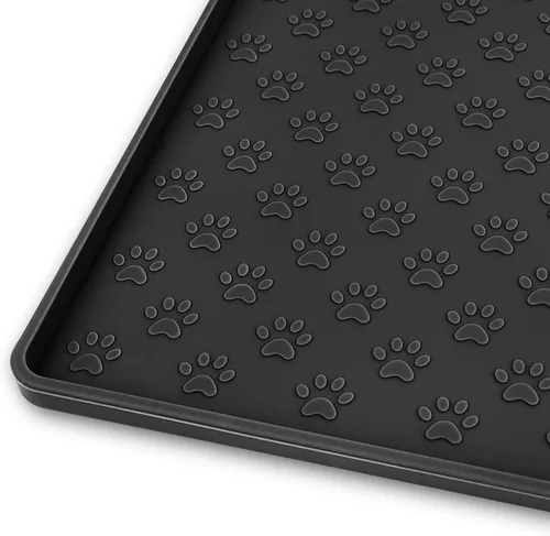 Miniatura 22 de Ptlom - Tapete para mascotas para perros y gatos, impermeable de silicona para cuencos de alimentación de mascotas para comida y agua, para perros