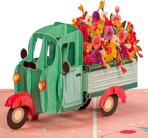 Miniatura 11 de Paper Love Frndly - Tarjeta desplegable 3D para el día de la madre, la mejor mamá del mundo, para madre, esposa, cualquier persona, 100% reciclada